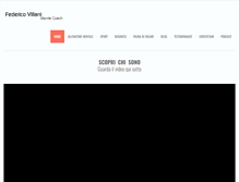 Tablet Screenshot of federicovillani.com